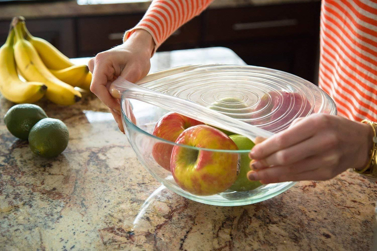 Reusable Silicone Stretch Lids For Food Cover ( Set of 6 )