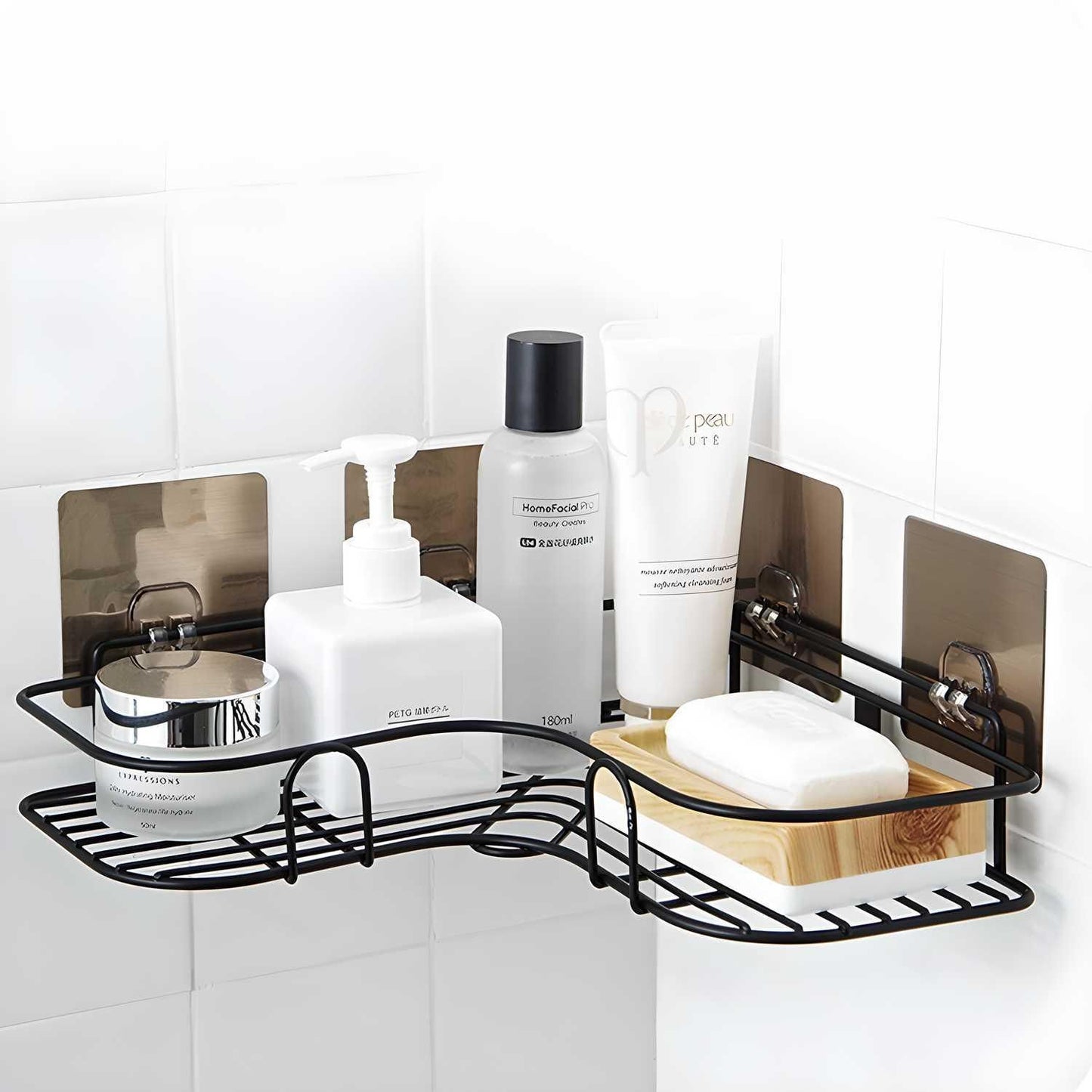 Metal Bathroom Corner Rack - Pack of 1