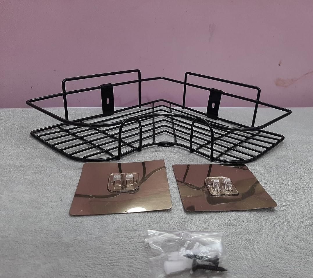 Metal Bathroom Corner Rack - Pack of 1