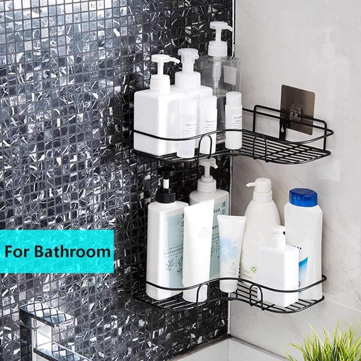 Metal Bathroom Corner Rack - Pack of 1